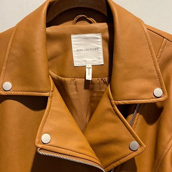 Acec Les Filles Large faux leather jacket - Picture 2 of 8